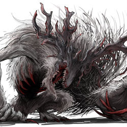 This is a pixiv picture whose title is 獣.