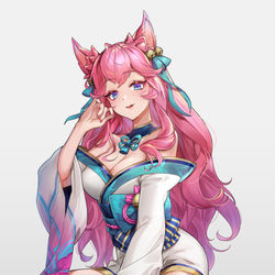 This is a pixiv picture whose title is Spirit Blossom Ahri.