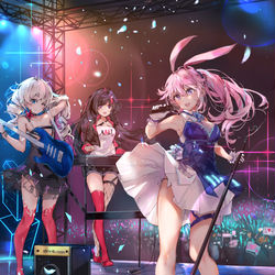 This is a pixiv picture whose title is 崩壞3rd  演唱會.