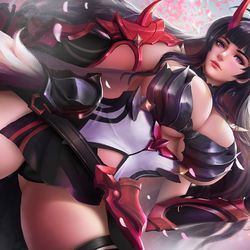 This is a pixiv picture whose title is Raiden Mei.
