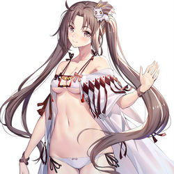 This is a pixiv picture whose title is 虞美人.