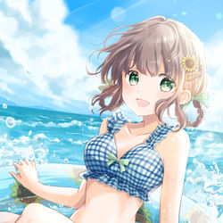This is a pixiv picture whose title is きみと来られてよかった！.