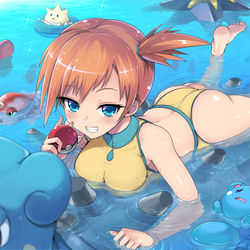 This is a pixiv picture whose title is カスミと一緒.