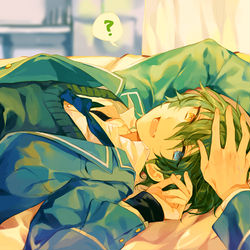 This is a pixiv picture whose title is ごろん.