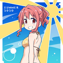 This is a pixiv picture whose title is 暑中見舞い2020.