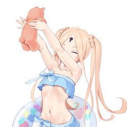 This is a pixiv picture whose title is 阿比 泳装 ver..