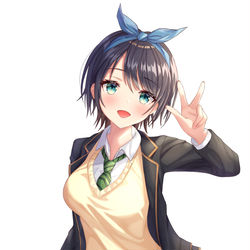 This is a pixiv picture whose title is 更科瑠夏.