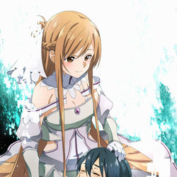 This is a pixiv picture whose title is キリトくんいい子いい子.