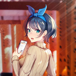 This is a pixiv picture whose title is 更科るか.