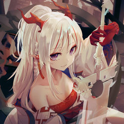 This is a pixiv picture whose title is arknights: nian.