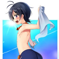 This is a pixiv picture whose title is 水着は.