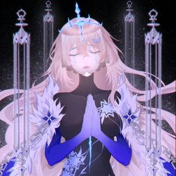 This is a pixiv picture whose title is 哀歌.