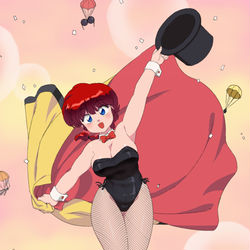 This is a pixiv picture whose title is 早乙女乱馬最大の秘術！女体変身！.