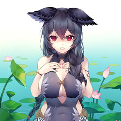 This is a pixiv picture whose title is 🖤.