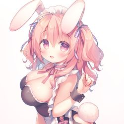 This is a pixiv picture whose title is バニーメイド.