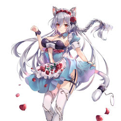 This is a pixiv picture whose title is バラのアリス風メイド　キルツェ.