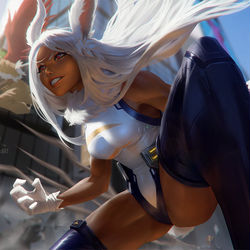 This is a pixiv picture whose title is Mirko.