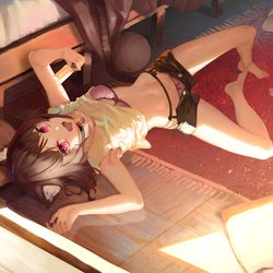 This is a pixiv picture whose title is にゃん.
