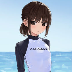 This is a pixiv picture whose title is 少女.