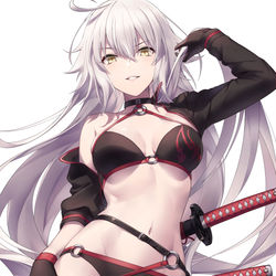 This is a pixiv picture whose title is 水着ジャンヌオルタ.