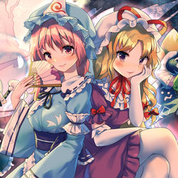 This is a pixiv picture whose title is 💗妖々夢17th.
