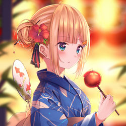 This is a pixiv picture whose title is 祭り.