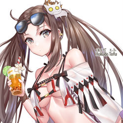 This is a pixiv picture whose title is 水着の虞美人.