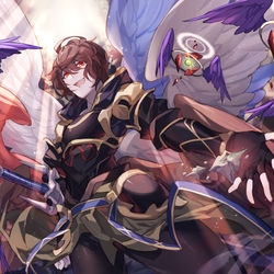 This is a pixiv picture whose title is 讃えよ.