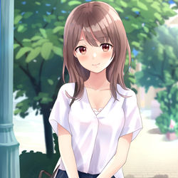 This is a pixiv picture whose title is 「久しぶりー」.