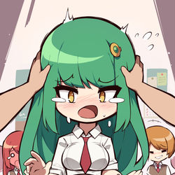 This is a pixiv picture whose title is 전교생 앞에서 약속을 지켜야 하는 이리나.