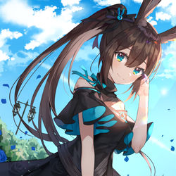 This is a pixiv picture whose title is 阿米娅.