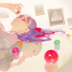 This is a pixiv picture whose title is 夢.