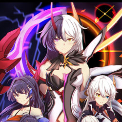 This is a pixiv picture whose title is 羁绊.
