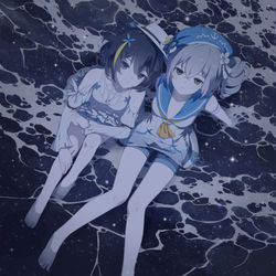 This is a pixiv picture whose title is 星与海.