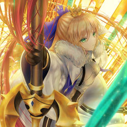 This is a pixiv picture whose title is アルトリア・キャスター.