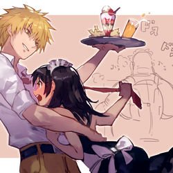 This is a pixiv picture whose title is 返せ！.