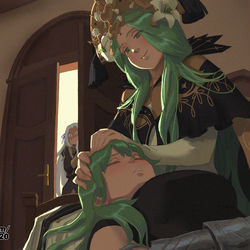 This is a pixiv picture whose title is Jealous.