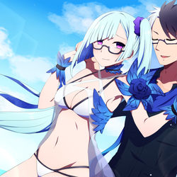This is a pixiv picture whose title is せめて、死の刹那までは.