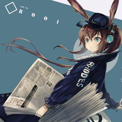 This is a pixiv picture whose title is 新聞配達員.