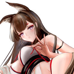 This is a pixiv picture whose title is 天城　水着.