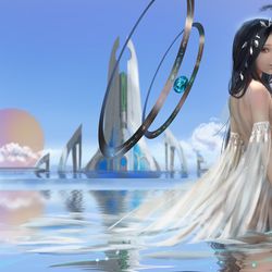 This is a pixiv picture whose title is 伊娜.