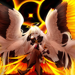 This is a pixiv picture whose title is Angel of Destruction.