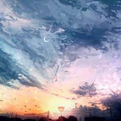 This is a pixiv picture whose title is 目に映る世界.