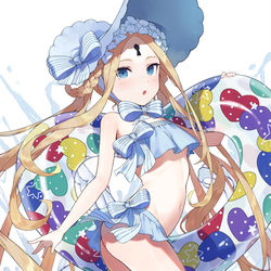 This is a pixiv picture whose title is 水着アビ.
