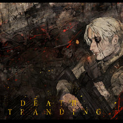 This is a pixiv picture whose title is デスストランディング.