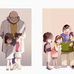 This is a pixiv picture whose title is 灰原の日.