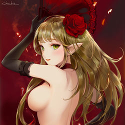 This is a pixiv picture whose title is 火.