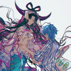This is a pixiv picture whose title is 人魚姬.
