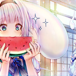 This is a pixiv picture whose title is みょん.