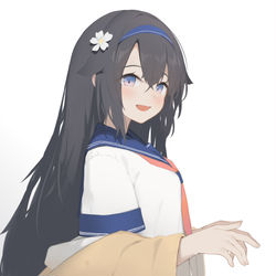 This is a pixiv picture whose title is smile.